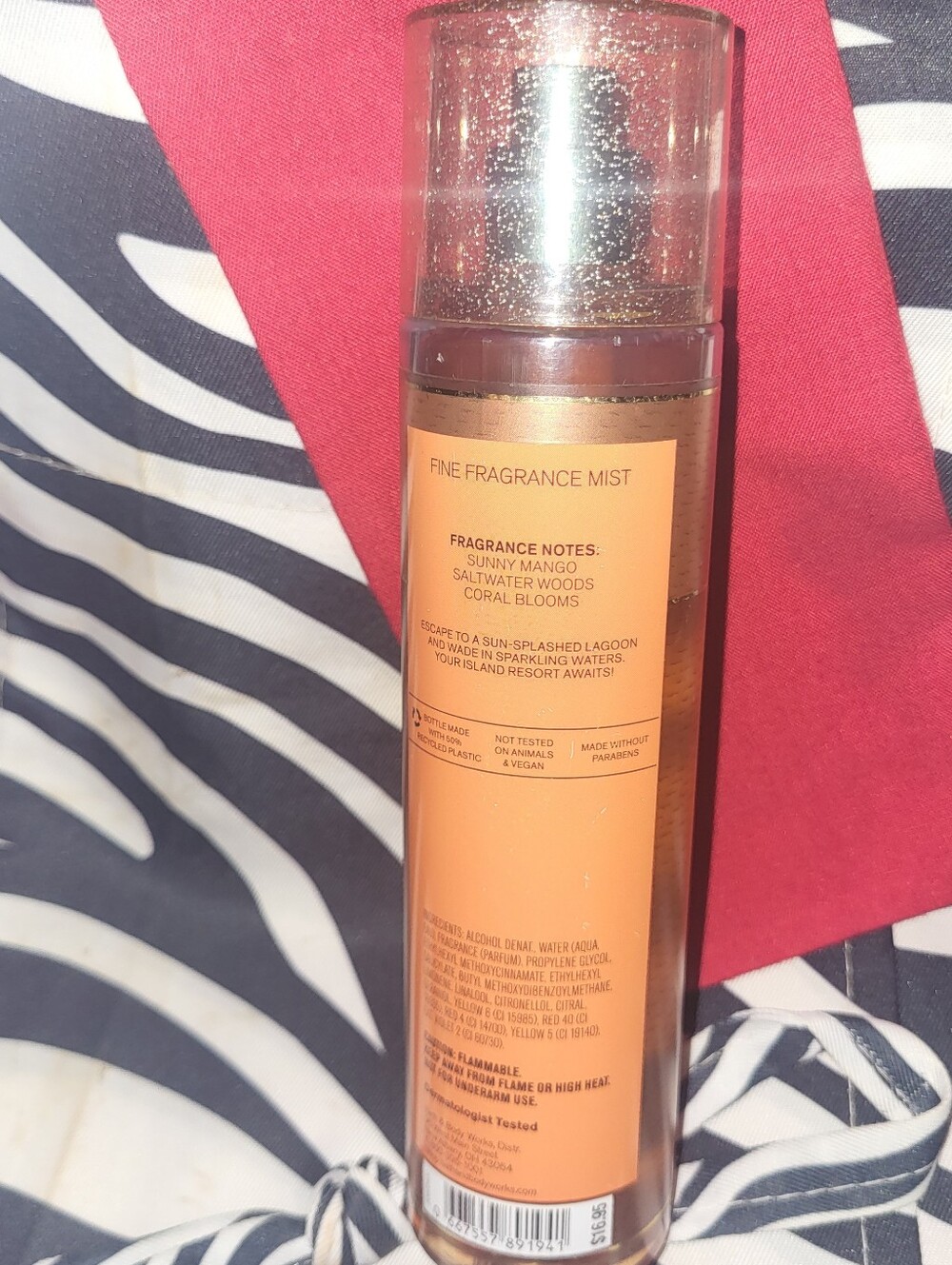 Women's Body Mist (GOLDEN MANGO LAGOON) By Bath & Body Works - Picture 6 of 6